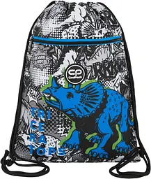 Рюкзак CoolPack Jerry T-Rex 19 л + Сумка для взуття CoolPack Vert T-Rex + Пенал на блискавці CoolPack Campus T-Rex з органайзером для ручок 23x9x5 см - мініатюра 8
