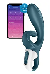 Вібратор кролик Satisfyer Hug Me Bluegrey - мініатюра 1