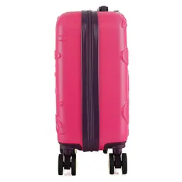 Валіза дитяча Semi Line 16 дюймів (XS) Rose/Black, ABS пластик, 4 колеса 360°, ручна поклажа, 19 л, для дітей 4+, рожево-чорний - мініатюра 7