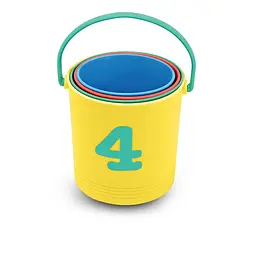 Набір пластикових відер Melissa&Doug Цифри, 4 шт. (MD6424) - мініатюра 2