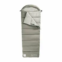 Спальник з капюшоном Naturehike M400 CNK2350WS023, (1°C), правий, зелений