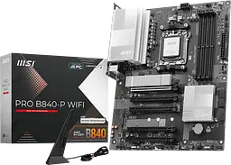 Материнська плата MSI B840-P Pro Wi-Fi Socket AM5 (PRO B840-P WIFI) Б/В
