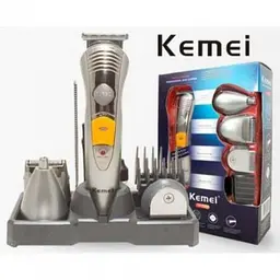 Машинка для стрижки волосся та бороди Kemei KM-580A тример чоловічий на акумуляторі - мініатюра 2