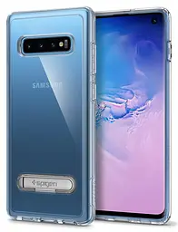 Чохол прозорий із підставкою Spigen Slim Armor Crystal Hybrid 605CS25388 для Samsung Galaxy S10 (6.1") Clear