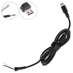 DC кабель живлення для БП MSI 330W Special USB 2 дроти (2x2мм) прямий штекер 2 феритові кільця довжина 170см (від БП до