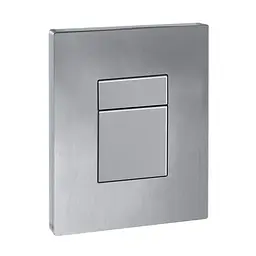 Панель змиву пластикова Koer KT-0607-01 157x198x3mm, кнопка квадратна KR5344, Хром