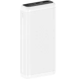 Універсальна мобільна батарея XO PB309 22.5W Digital Fast Charger 20000mAh Білий