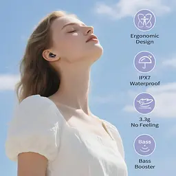 Bluetooth навушники для сну з активним шумозаглушенням ANC, LED екраном та захистом IP7 - мініатюра 2