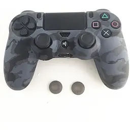 Чохол на геймпад Silicone Case для Sony DualShock 4 Grey Camouflage [56185] - мініатюра 5