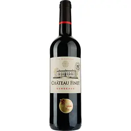 Вино Chateau Finet AOP Bordeaux 2021, червоне, сухе, 0,75 л