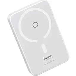Портативна батарея Baseus MagPro Magnetic Bracket Wireless Fast-Charging 5000 mAh 20W P10064101223-00 White - мініатюра 2