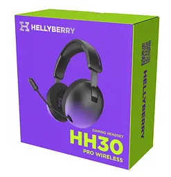 Ігрові навушники бездротові з мікрофоном HATOR HH-30-BV PRO Hellyberry Wireless Black-Violet gradient - мініатюра 7