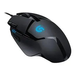 Миша комп'ютерна дротова ігрова Logitech G402 Hyperion Fury з підсвічуванням / 8 програмованих кнопок / DPI 4000 / Чорний (910-004067)