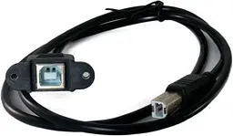 Кабель USB Тип B (famale) - Mini USB тип B (male), 1 м, чорний, Extradigital (KBU1879)