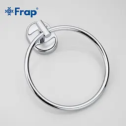 Тримач для рушника Frap F1904 1/40 Хром - мініатюра 5