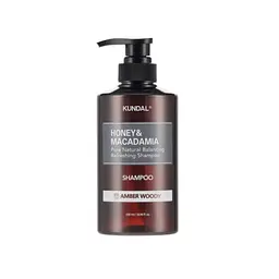 Шампунь відновлюючий "Бурштинова деревина" Kundal Honey & Macadamia Nature Shampoo Amber Woody 500 мл