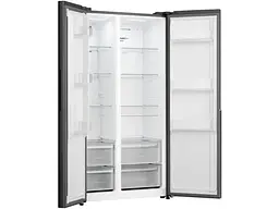 Холодильник Gorenje SBS, 179х62х92см, 2 двері, 345 (186) л, А +, NF +, Інв., Зона св-ті, Зовн. Диспл, чорний - мініатюра 7