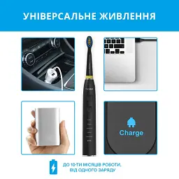 Електрична зубна щітка Pecham Travel PC-085 Black - мініатюра 7