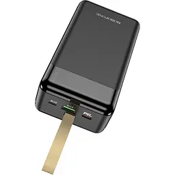 Зовнішній акумулятор Borofone Incredible BJ19B 30000mAh 20W Black [974443386851] [109502] - мініатюра 2