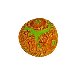 Іграшка-антистрес куля Kids Team Магма-метеорит Помаранчевий (GS-236-A-42) - мініатюра 2