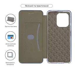 Чехол-книга ArmorStandart G-Case для Xiaomi Redmi Note 13 4G Blue - миниатюра 3