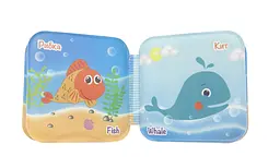 Іграшка-книжка для ванни з пискавкою 4+ Baby team Різні кольори - мініатюра 5