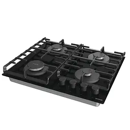Варильна поверхня Gorenje газова на склі, 60см, чавун, чорний - мініатюра 3