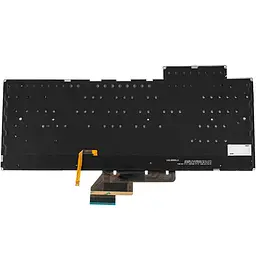 Клавіатура для ноутбука ASUS (GU502 series) rus темно-сірий без фрейма підсвічування клавіш (RGB) - мініатюра 2