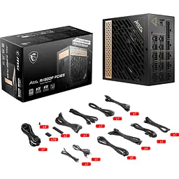 Блок живлення MSI MEG Ai1300P PCIE5 [93746] - мініатюра 5