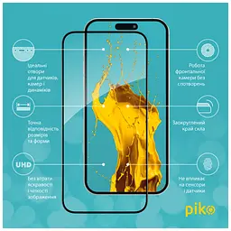 Скло захисне Piko Full Glue Apple iPhone 15 (1283126575273) - мініатюра 3