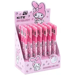 Ручка гелева Kite №HK25-068-2 Hello Kitty-2 пиши-стирай 0,5мм синя - мініатюра 2