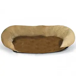 k&h Bolster лежак, що самозігрівається, для собак шоколадний/жовто-коричневий 35.56x43.18 см
