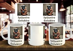 Чашка "Spijuniro Golubino" 330 мл Синя