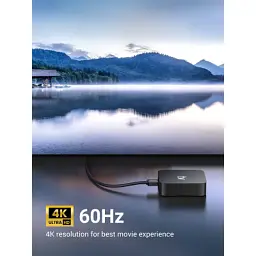 Кабель мультимедійний HDMI M to HDMI M 2.0m 90° corner HD103 black Ugreen (10173) - мініатюра 2