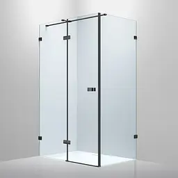 Душова кабіна Volle De la Noche 120x80 без піддону 10-40-195L-black