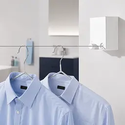 Білизняна мотузка для речей Clothesline 4.2 метри / Трос для білизни White - мініатюра 3