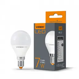 LED лампа VIDEX G45e 7W E14 4100K