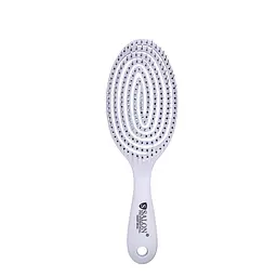 Щітка для волосся масажна продувна скелетна Salon Professional 18200P SL, біла