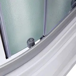Душовий бокс Lidz Tani SB90x90.SAT.HIGH.FR Frost, Хром матовый, матовий, хром матовий - мініатюра 5