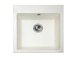 Кухонна мийка гранітна Miraggio Bodrum 510 white 508x495x227 00206402, Білий