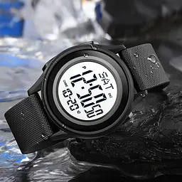 Чоловічий наручний годинник 1893BKWT Black-White Skmei acs0030496 - мініатюра 5