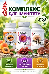 Комплекс для імунітету, 3×60 капсул — фукоїдан і камфорний гриб при перевтомі і в сезон застуд для підтримки імунітету - мініатюра 4