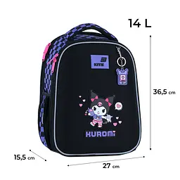 Рюкзак для початкової школи Kite Education каркасний 555 HK-3 Чорний (HK26-555S-3) - мініатюра 3