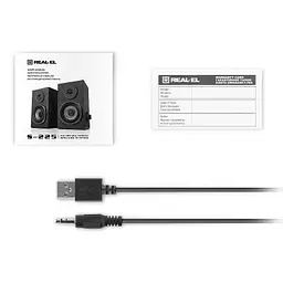 Акустична система REAL-EL S-225 USB Black (EL121200009) - мініатюра 9