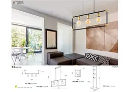 Люстра TK Lighting 4147 Hydria - мініатюра 2