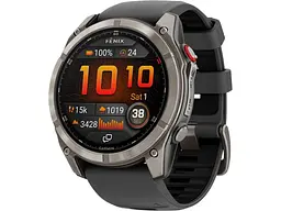 Смарт-годинник Garmin Fenix 8 Pro 51 mm AMOLED Titanium with Graphite/Black Silicone Band (010-03199-10/11) - мініатюра 1