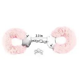 Наручники LoveToy Fluffy Hand Cuffs (рожевий) - мініатюра 7