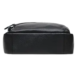 Чоловіча сумка Borsa Leather K15112 26x23x8 см Чорний (10960) - мініатюра 4