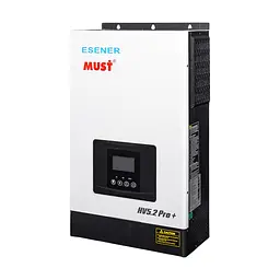 Автономний високочастотний інвертор 5.2kW Must PV18-5248 PRO DC48V - 5.2KVA/5200W WiFi, з комплектом для паралельного підключення (42-00153) - мініатюра 3