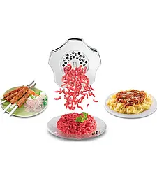 Tefal М'ясорубка HV8 Successor, 2200Вт, 4.5кг/хв, 3 решітки, насадка для ковбас, кеббе, 4 терки, пластик/метал, чорний - мініатюра 8